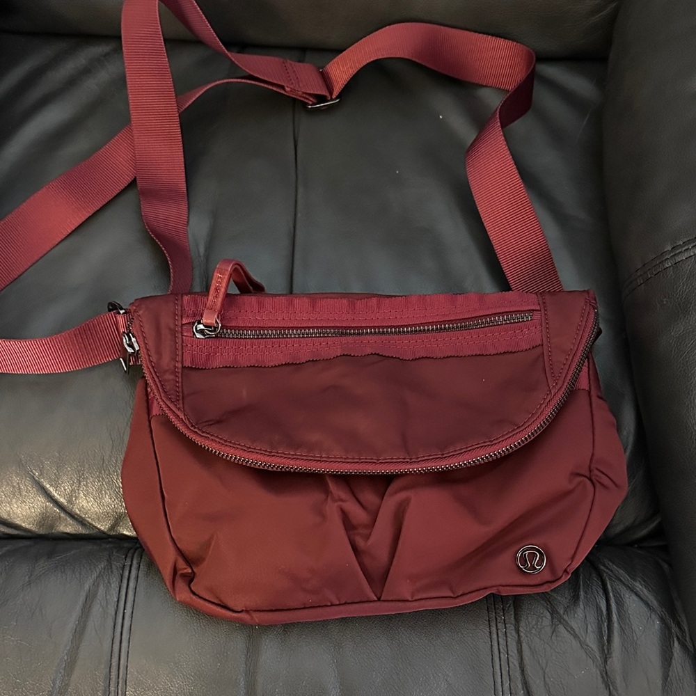 lululemon athletica Deep Red Crossbody Bag